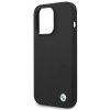 Etui BMW BMHCP14XSILBK iPhone 14 Pro Max 6,7 czarny/black Silicone Metal Logo